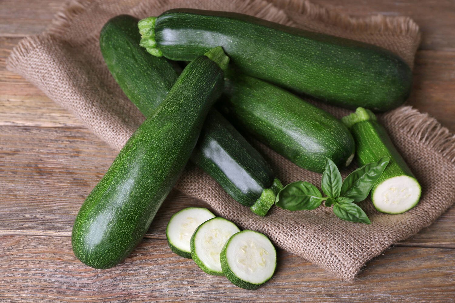 Rondelles de courgette 10mm 1kg pièce